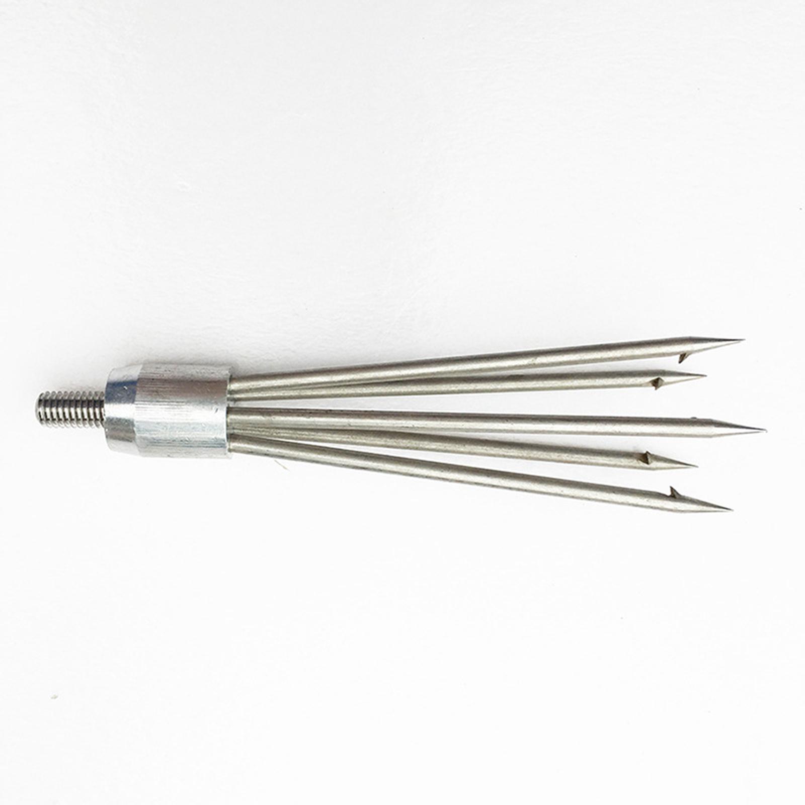 Fish Gigs Ice Fishing Diving Spears Gig Outdoor Fish Spear Fish Spear Fishing Harpoon Head Barbed Diving Spears Gig Accessory