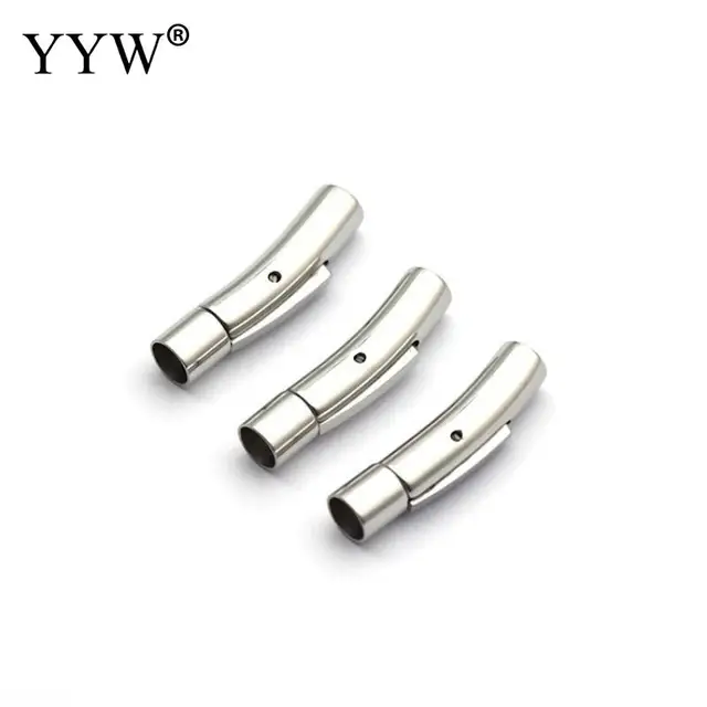 2pcs Stainless Steel Bayonet Clasp 2mm 3mm 4mm 5mm 6mm