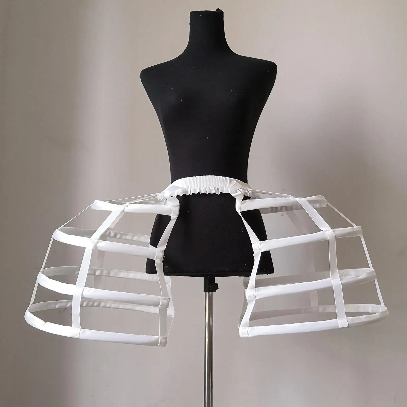 Bird Cage Hoop Skirt Petticoats Crinoline Underskirt Pannier Skirt Pannier Underskirt for Cage Underskirt Bridal Dress Prom Gown