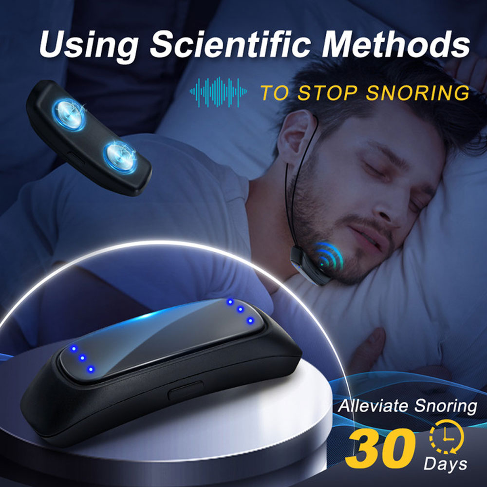 Best of Anti-Snoring Device Smart Throat Pulse Electric Sleep Snore Prevention Gadget Smart Snore Stopper Relaxation Treatment Reviews & Tips