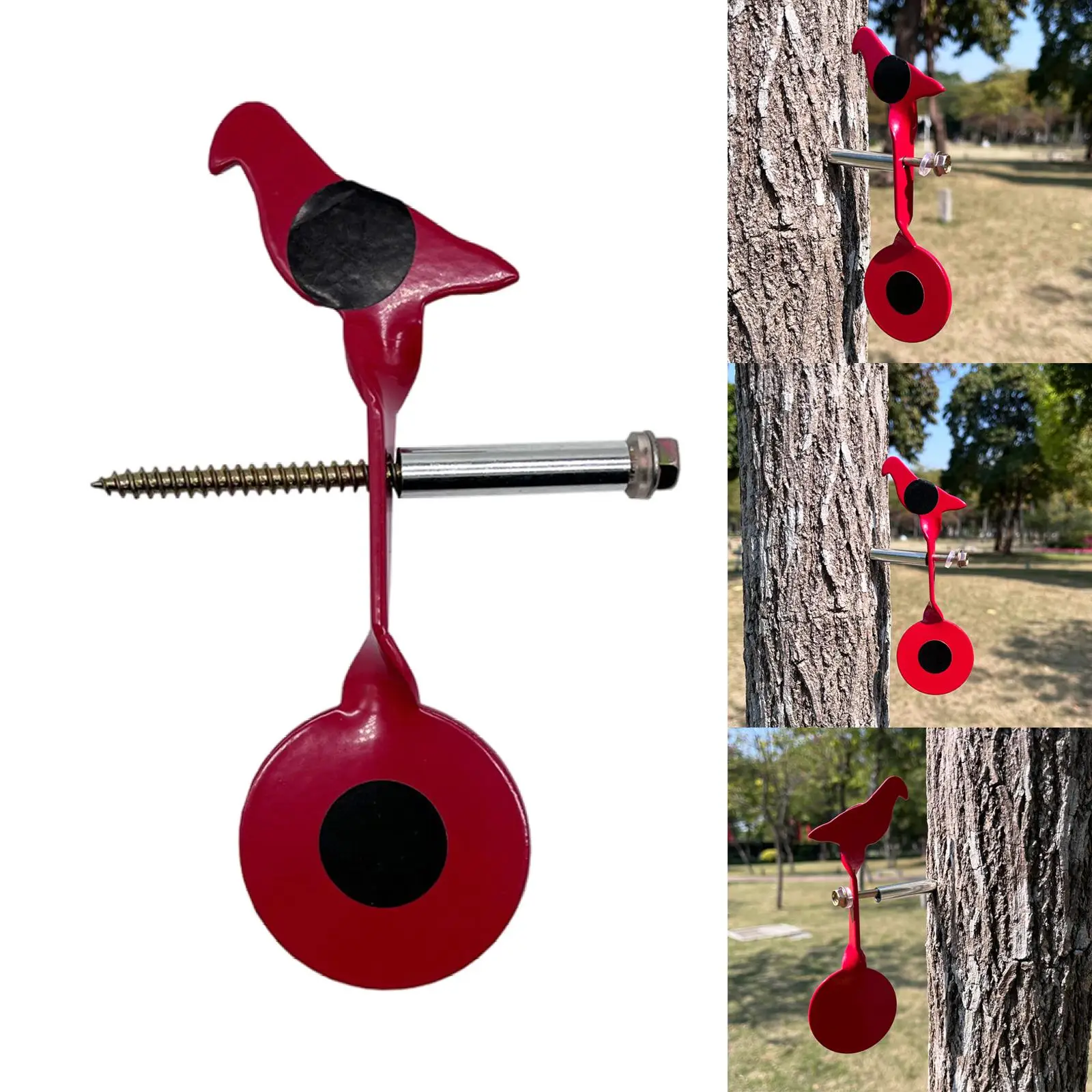 Durable Resetting Target Spinner Shooting Target Tree Wall Fixed for Hunting