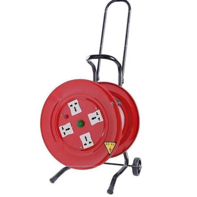 Cable reel plate mobile wire plate extension cable cord reel hand bobbin  winder winding drum roll