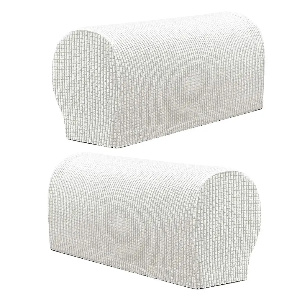 1 Pair Stretchable Couch Sofa Armrest Covers Furniture Settee Arm Slipcover