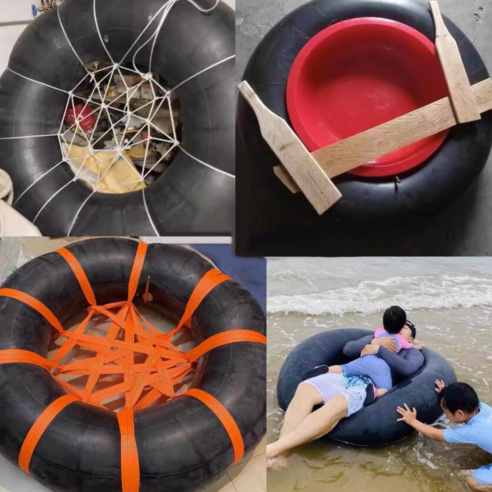 River Tube for Floating Durable Heavy Duty Rubber Swim Tubes Inflatable Pool Float Tube Inner Tube Snow Tube River Rafts