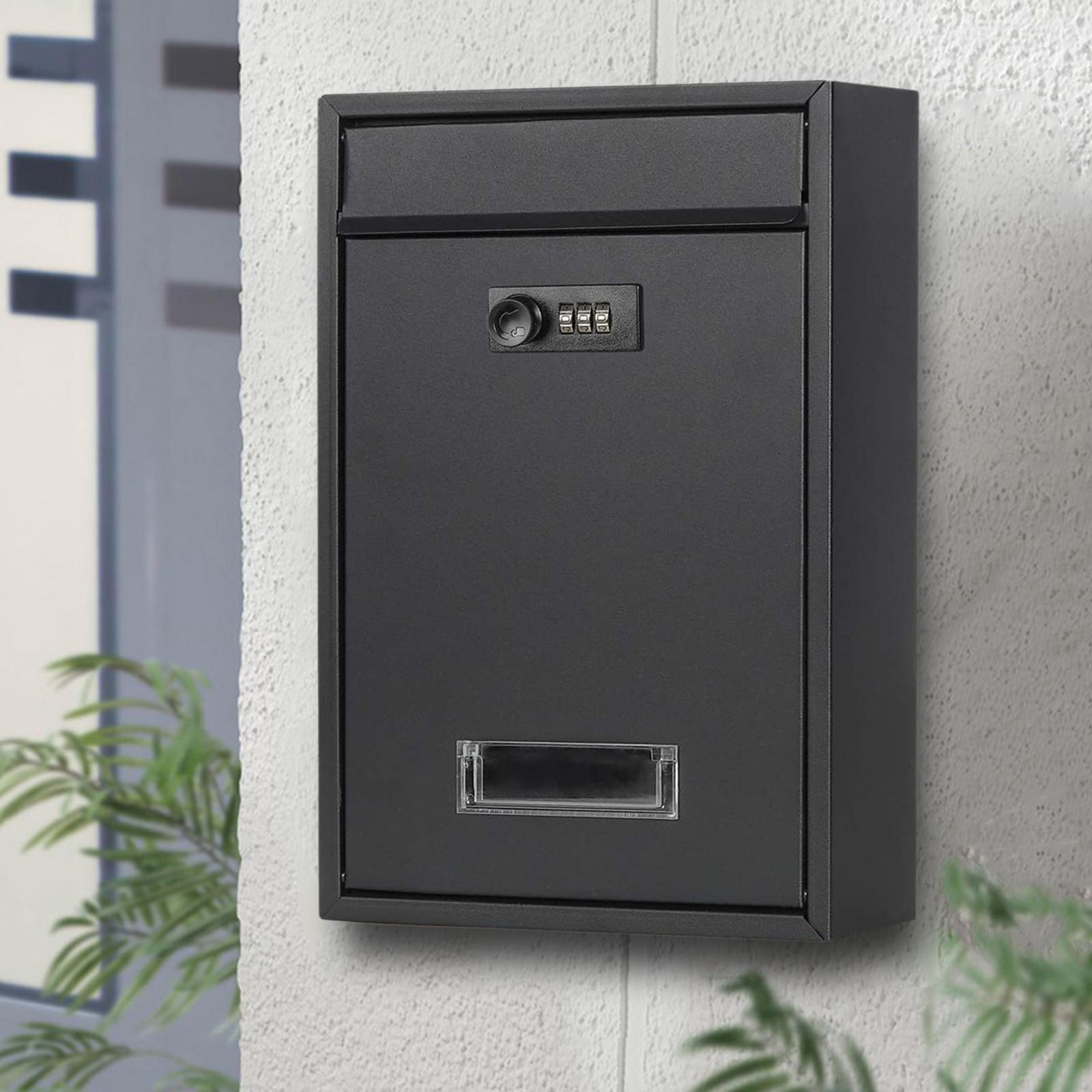 Description Picture 5 of itemVintage  Mount Mailbox with Combination Lock  Retro Style for Home Decor