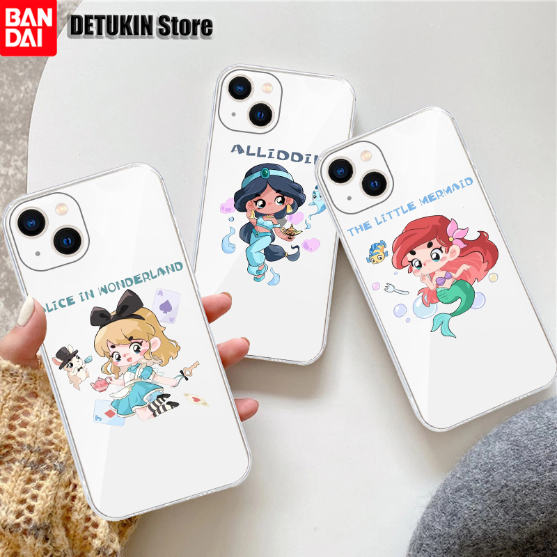 iphone 13 pro max wallet case Q version Cute Princess Phone Case For iPhone 13 Pro 11 Pro Max  XR X XS MAX 7 8 6s 6 Plus 12 Mini Soft Silicone Cover Fundas iphone 13 pro phone case