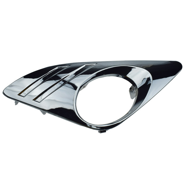 Chrome Fog Light Lamp Cover Trim Bezel with Holes Front Left or