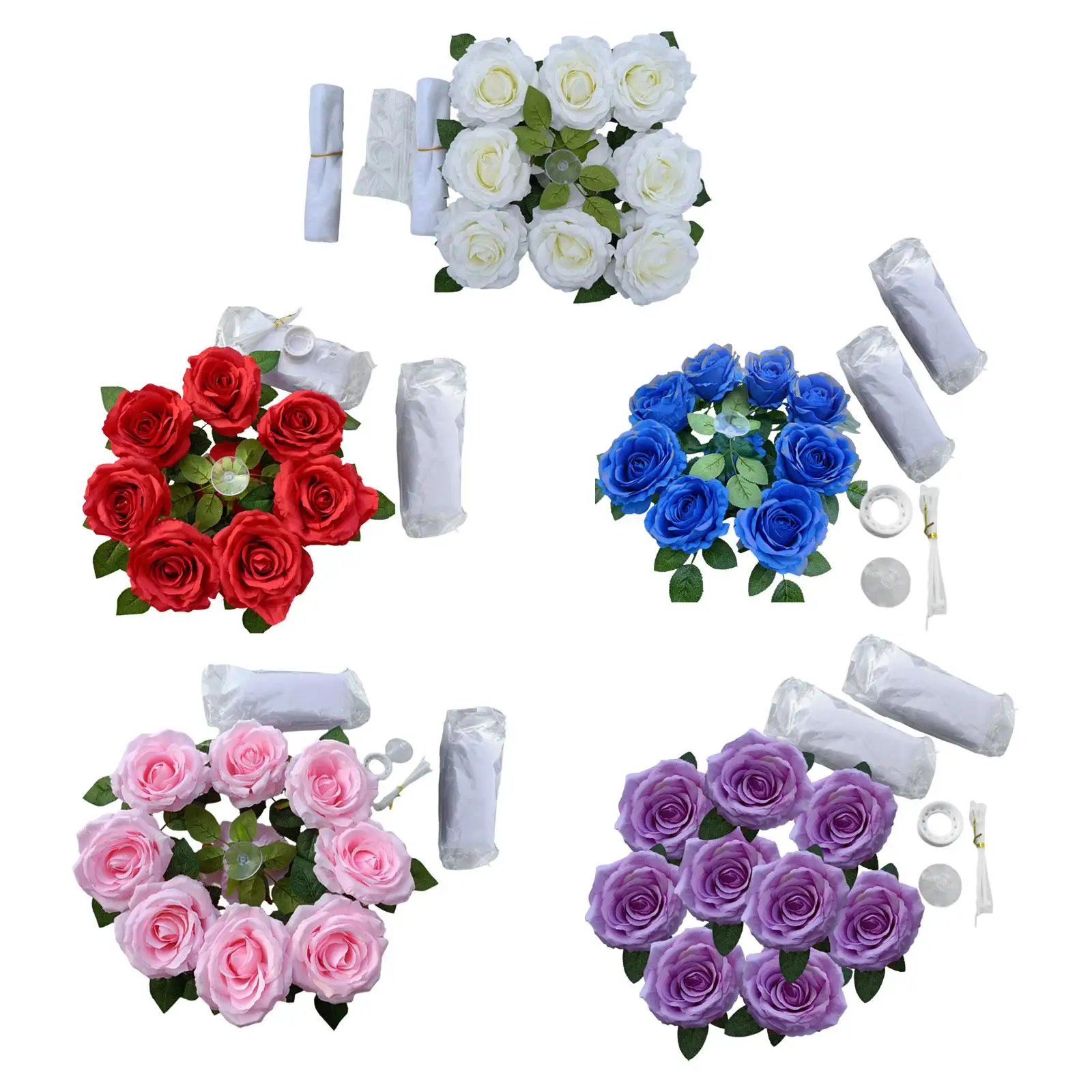 Wedding Car Front Flower Decor Ribbons Garland DIY Bridal Flower Wedding Car Decoration for wedding Accessories