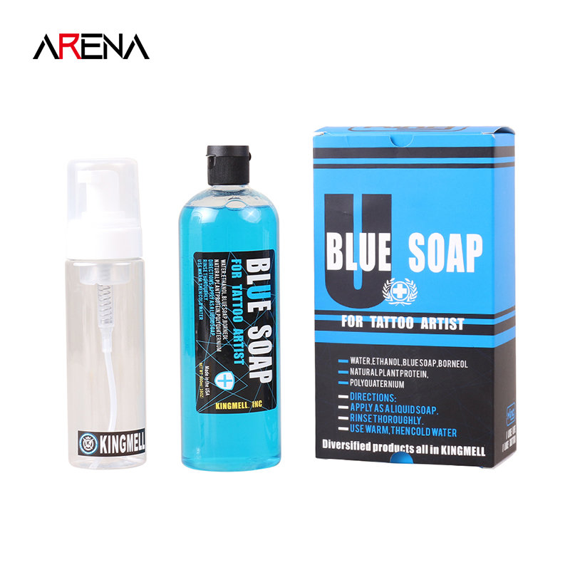 Best of 500ml Blue Soap Cleaning Water Skin Wash Stencil Soap Foam Bottle Push Tattoo After Care Makeup Sterilize Accessories Supply Reviews & Tips