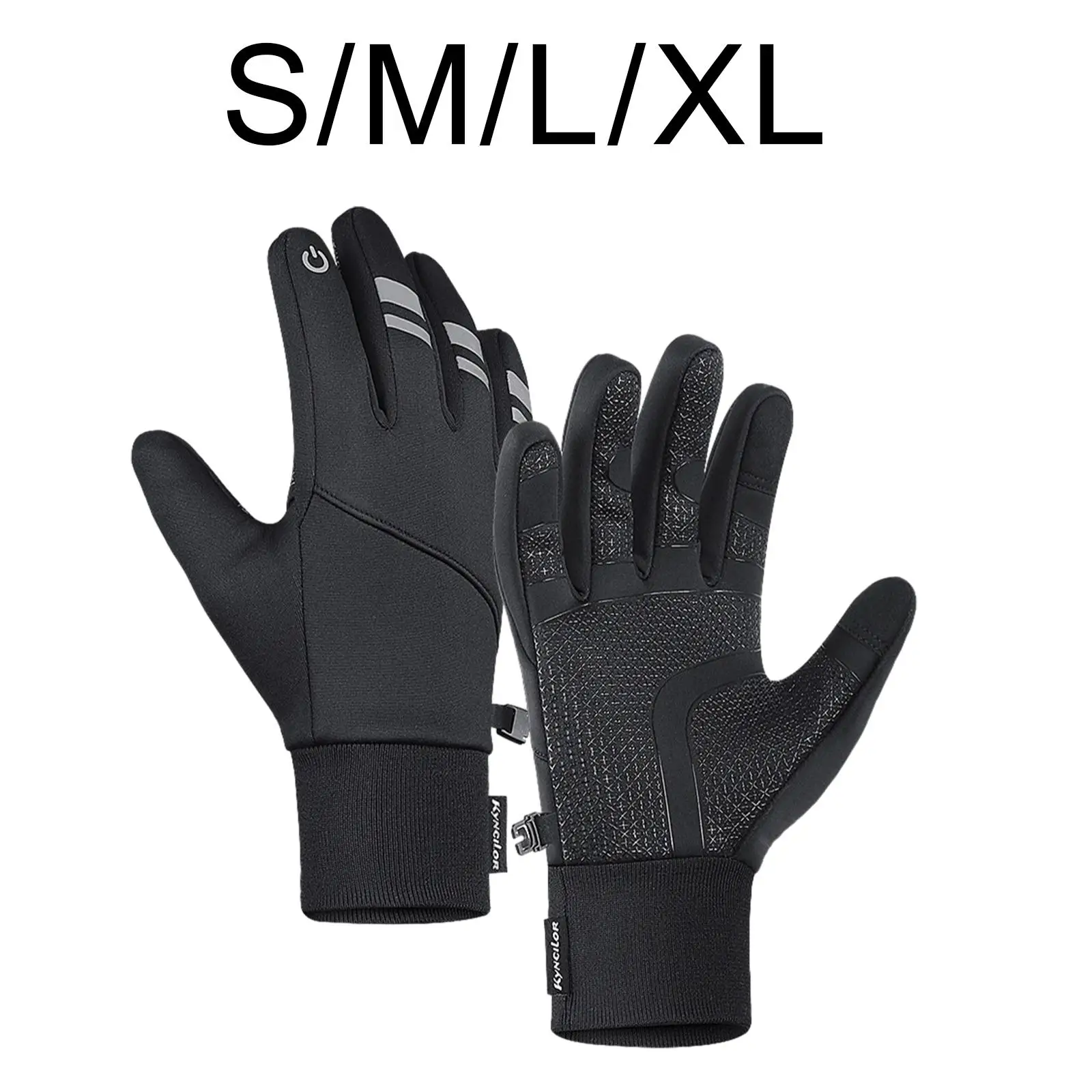 Winter Ski Gloves Touchscreen Mittens Waterproof Windproof Cycling Gloves Warm Mittens for Running Sports Driving Skating Riding