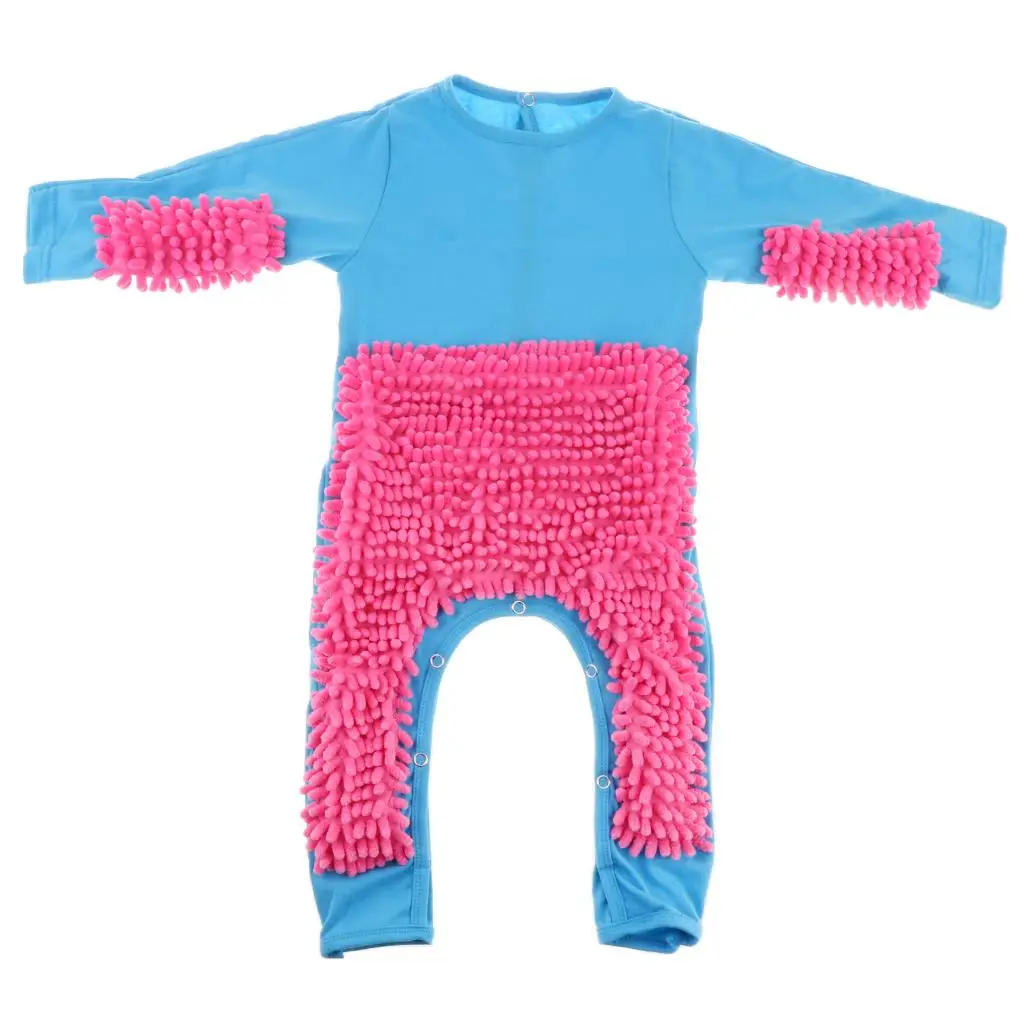 Romper Newborn Clothes Crawling Jumpsuit Infant Cleaning Mop Suit Cleaning Mop Suit Costume Bodysuit