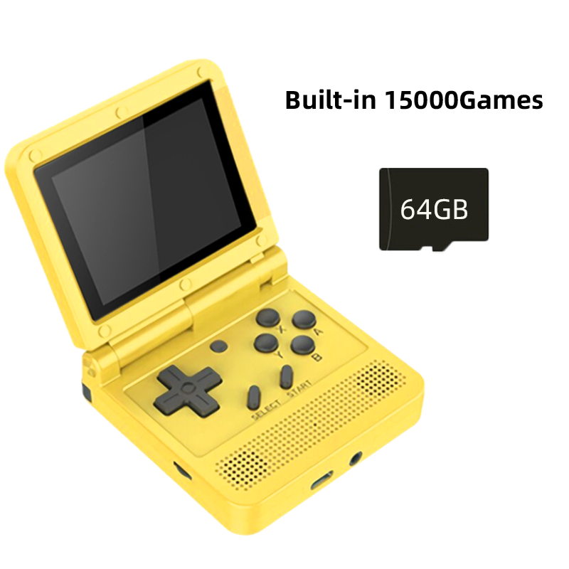 Powkiddy V90 Retro Handheld Game Console 3 Inch Ips Screen System_voghion.com