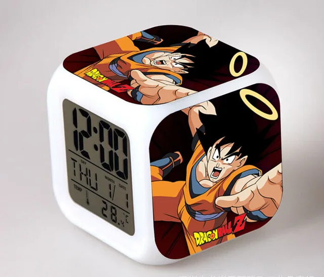 Reloj Despertador Luz Dragon Ball Z Vegeta