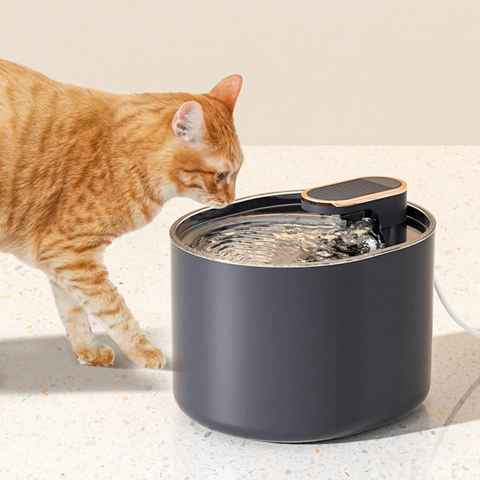 3L Pet Cat Water Fountain Dog Water Dispenser Super Quiet Indoor Automatic