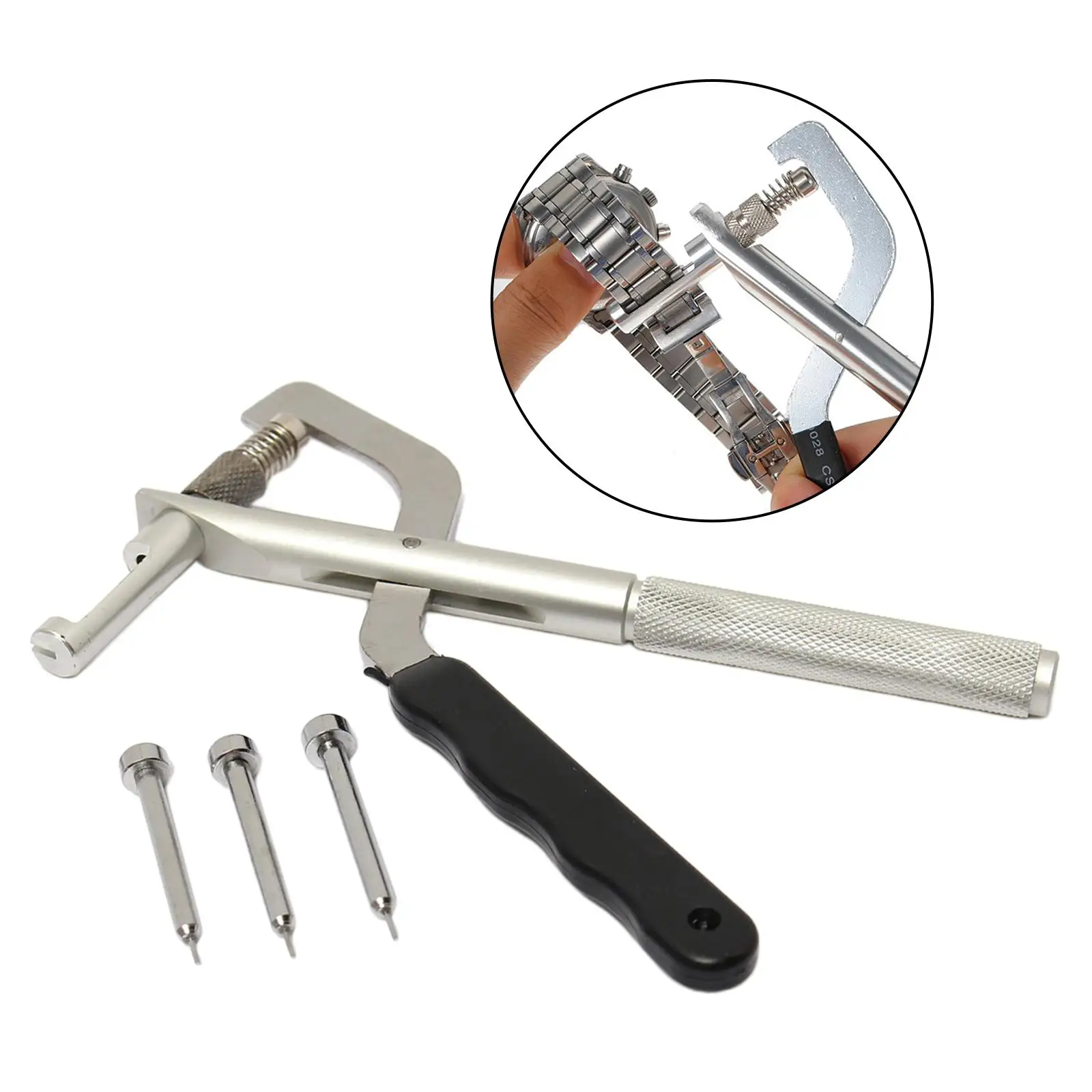 Wrist Pins Remover Spring Bar Plier Puncher Repair Tools