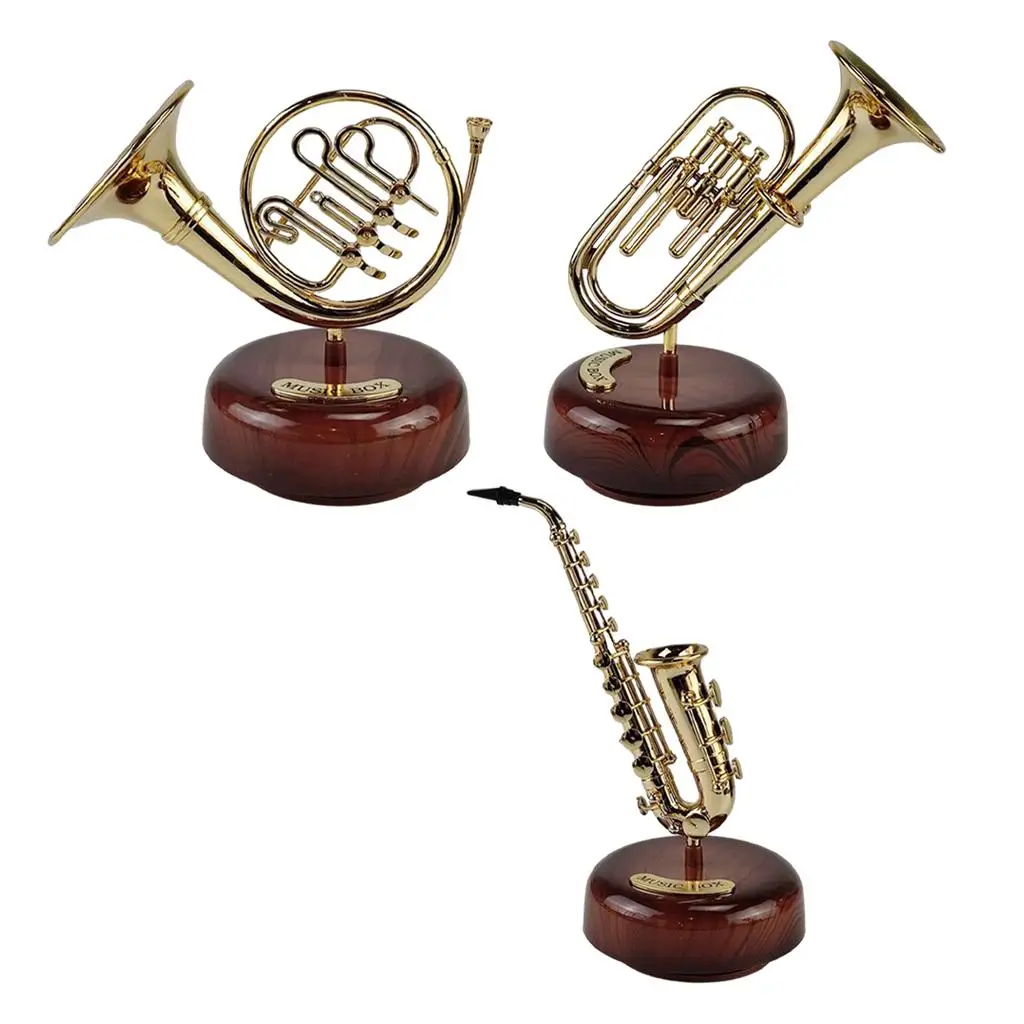 Musical Instrument Music Boxes Retro Style Music Box for Living Room