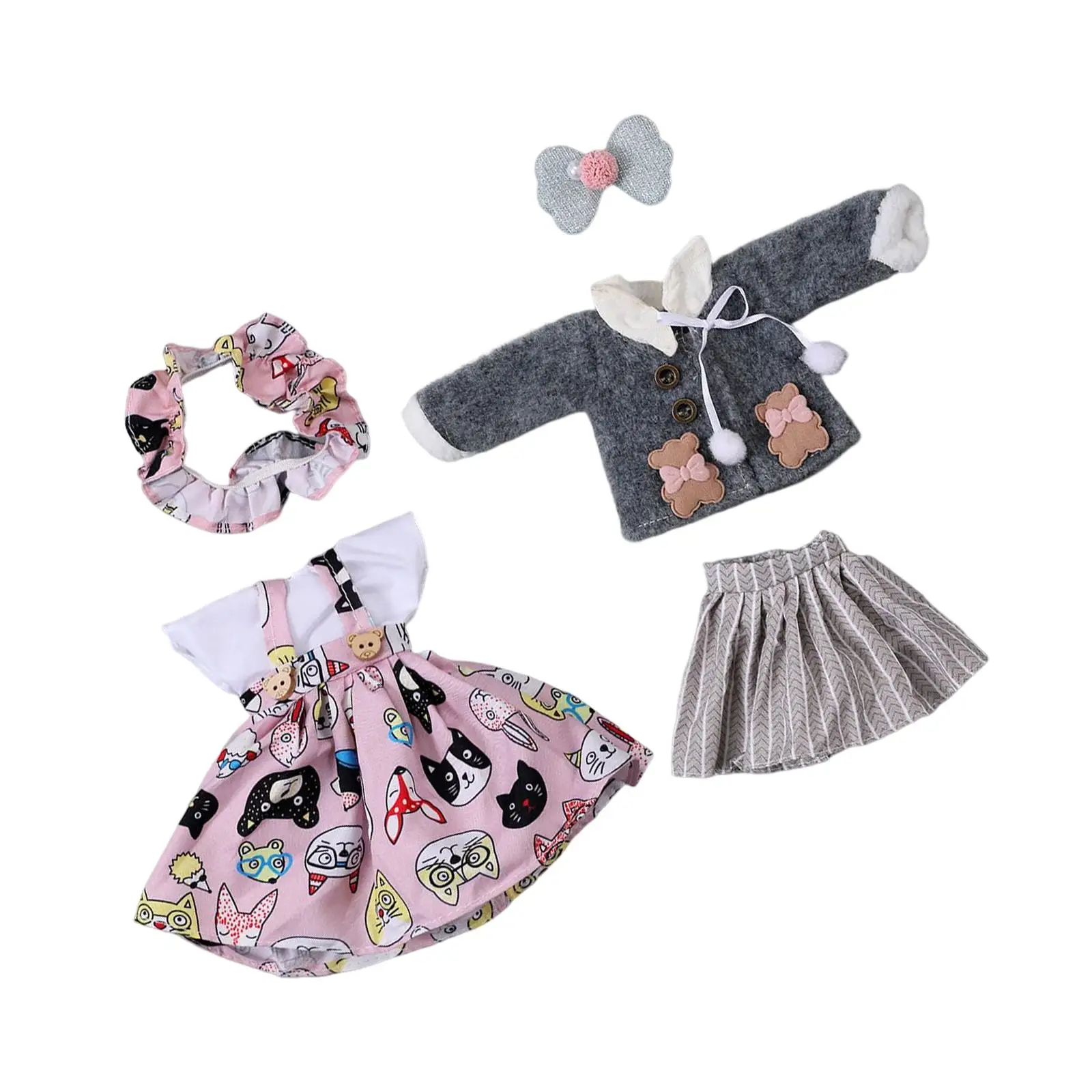 Doll Clothes Princess Dress Clothes Princess doll Clothes Accessories Sets for Game 1/6 Fashion Doll Birthday Gift