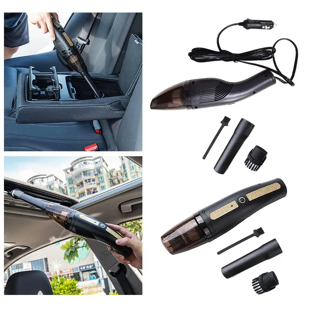 Portable Car Vacuum Cleaner High Power with Long Nozzle for Car Interior
