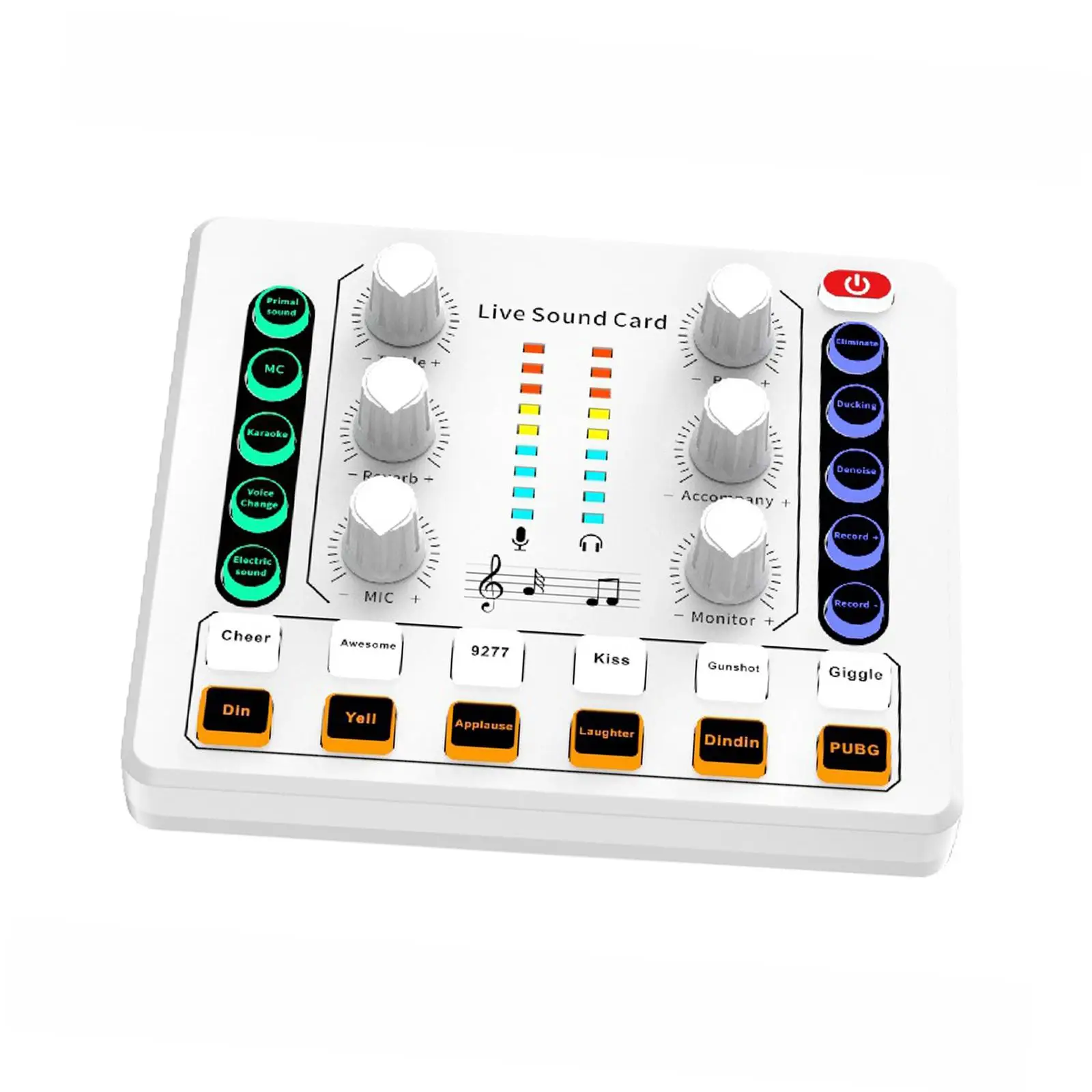Professional Audio Mixer 12 Order Electric Tones Studio Equipment for Gaming Sing