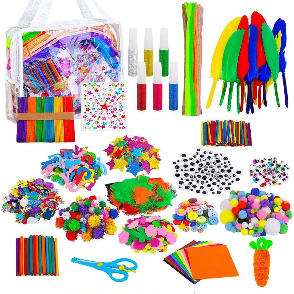 1500 Pieces Arts and Crafts Supplies Project Activity Arts Crafts for Girls