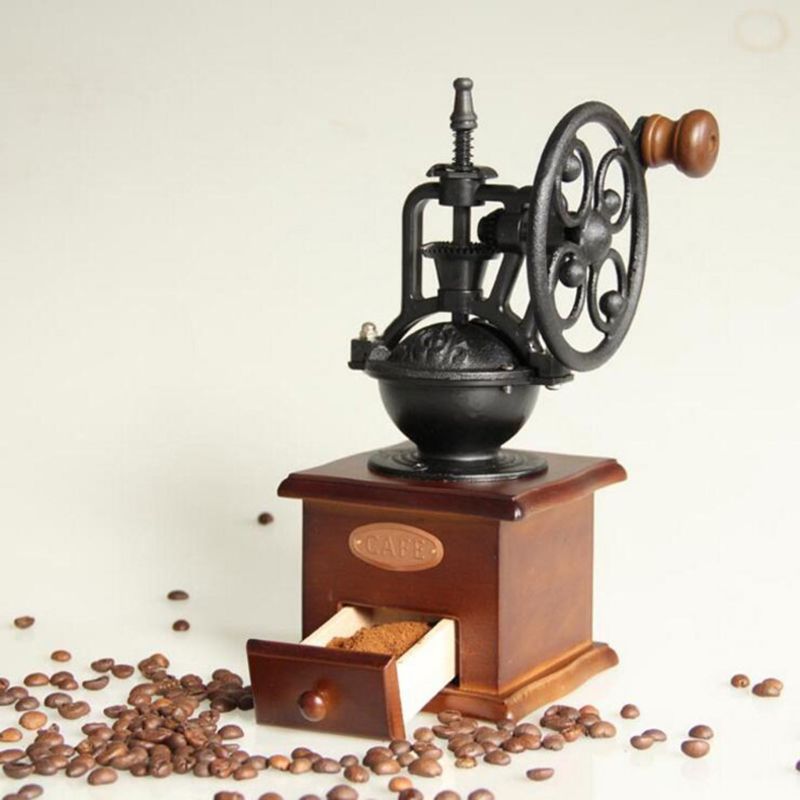 Title 5, Antique Coffee Mill Coffee Grinder for Making M...