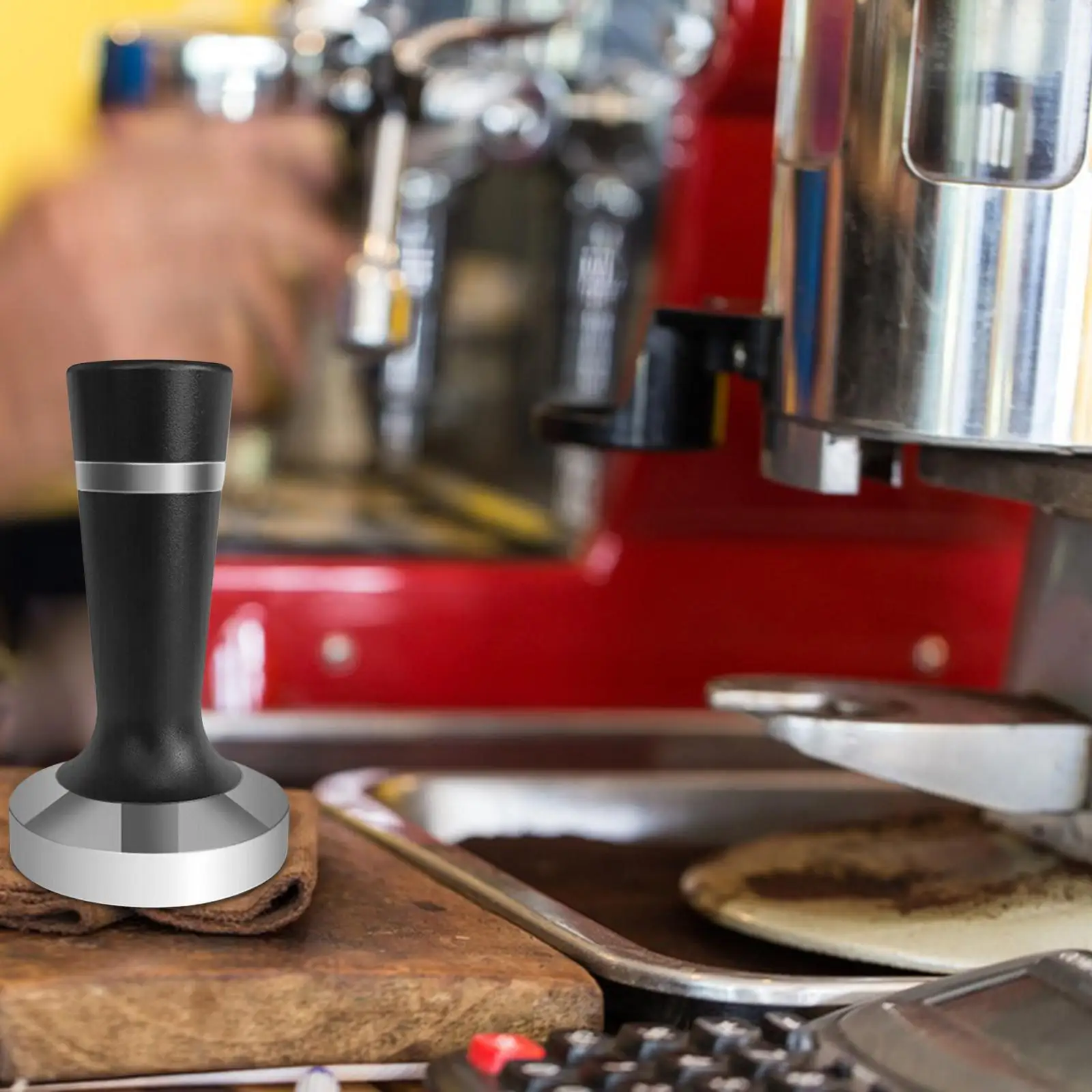 Espresso Hand Tamper Leveler Tool Coffee Ground Press Stainless Steel Coffee Tamper for Portafilter Household Cafe Bar
