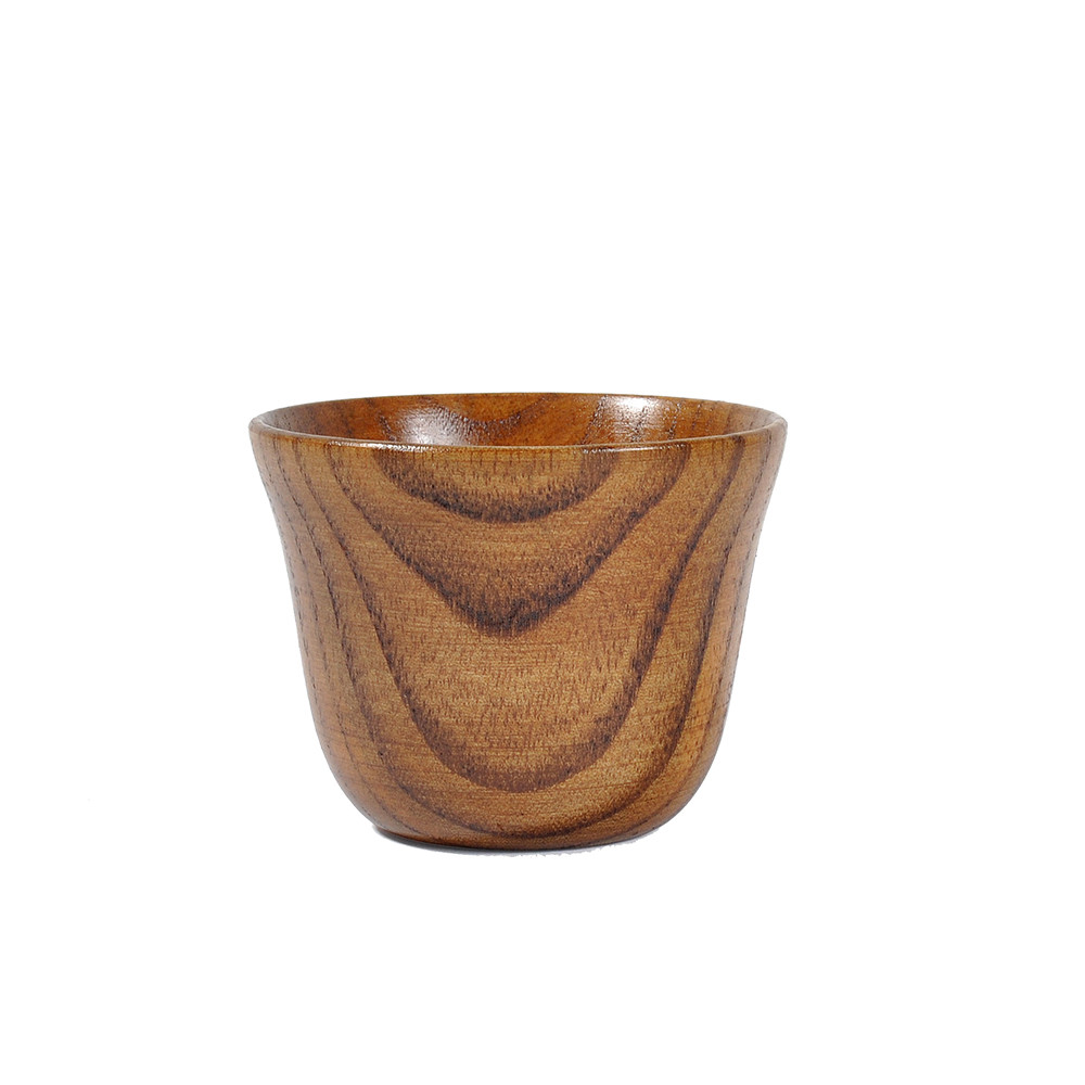 Description Picture 3 of itemTea Coffee Wooden Cup Mug Log Milk Beer Color Handmade Natural Wood Juice Glass&Bottle