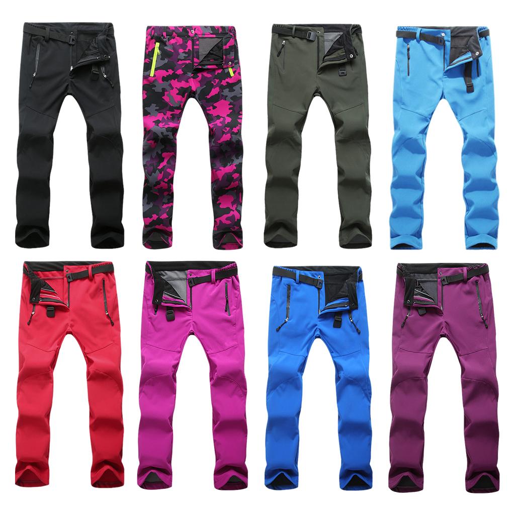 Womens Ski Pants  Warm Pants Fleece-  Water-Resistant Fleece for Travel Outdoor Hiking Skiing Women