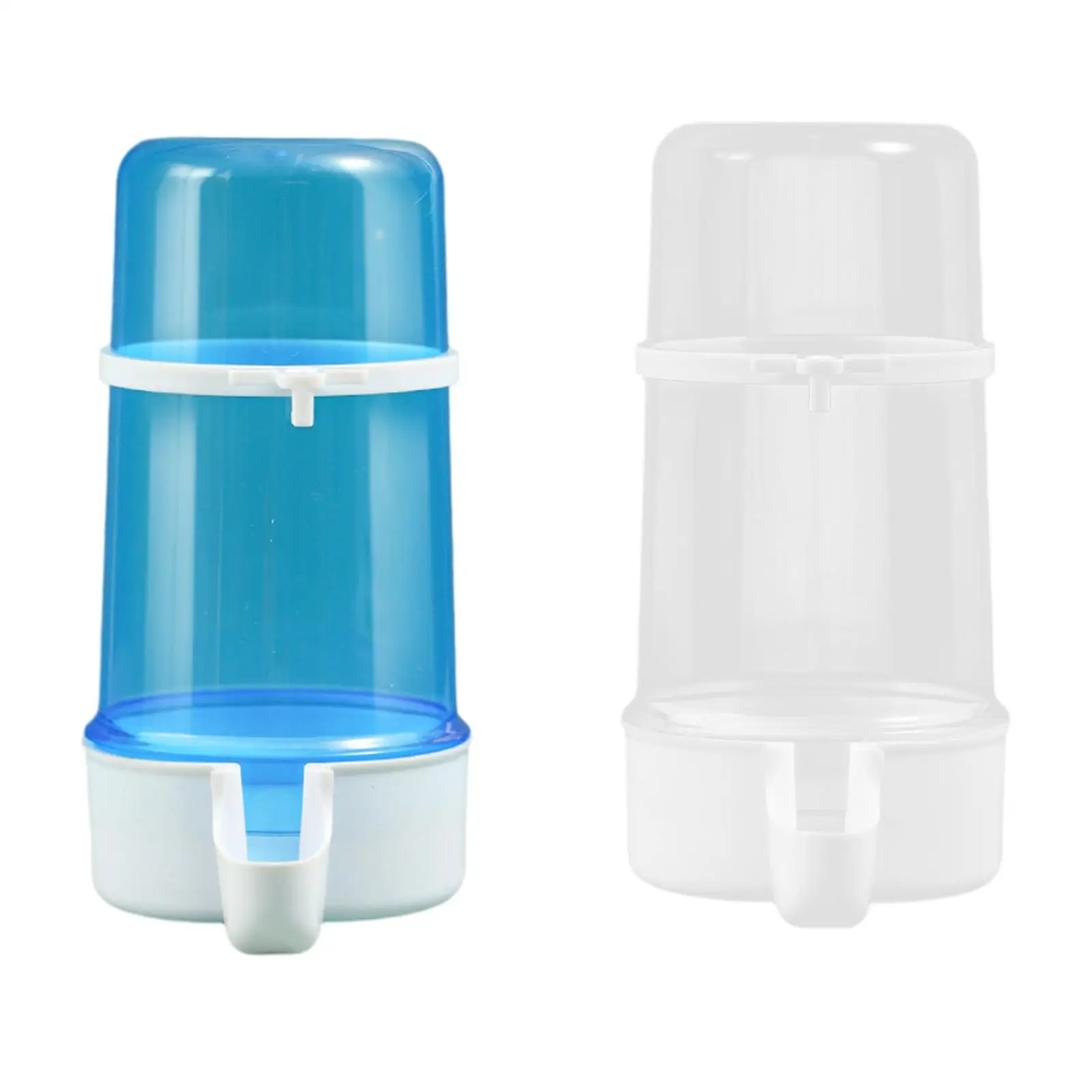 Automatic Pet Parrot Water Feeder 415ml Bird Cage Accessories Suspended Water Container for Quail Duck Poultry Canary 