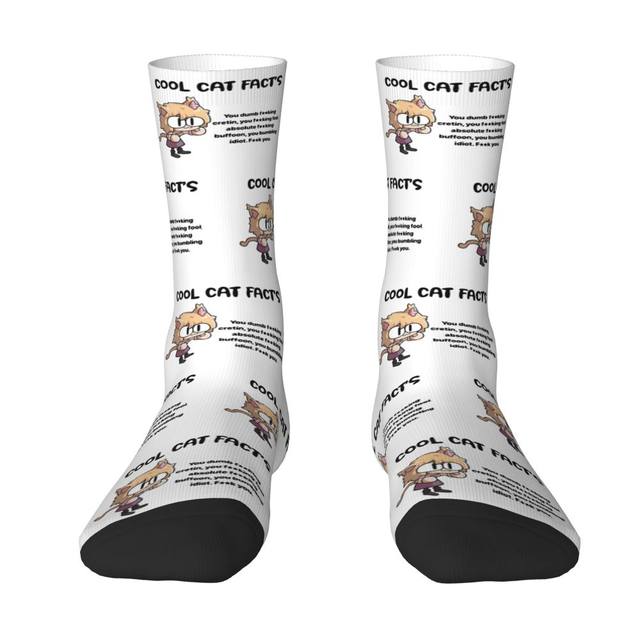 Neco Arc Pilk Socks Men's Women's Fashion Funny Cat Socks Hip Hop Spring  Summer Autumn Winter Middle Tube Socks Gifts - AliExpress