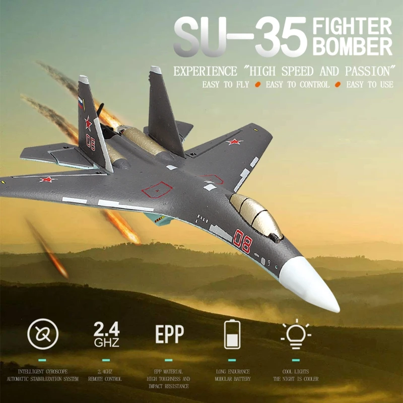 SU35 2.4G 4CH Stunt RC Aircraft, EASY T0 FLY "HIGH SPEED AND: PASSTON"