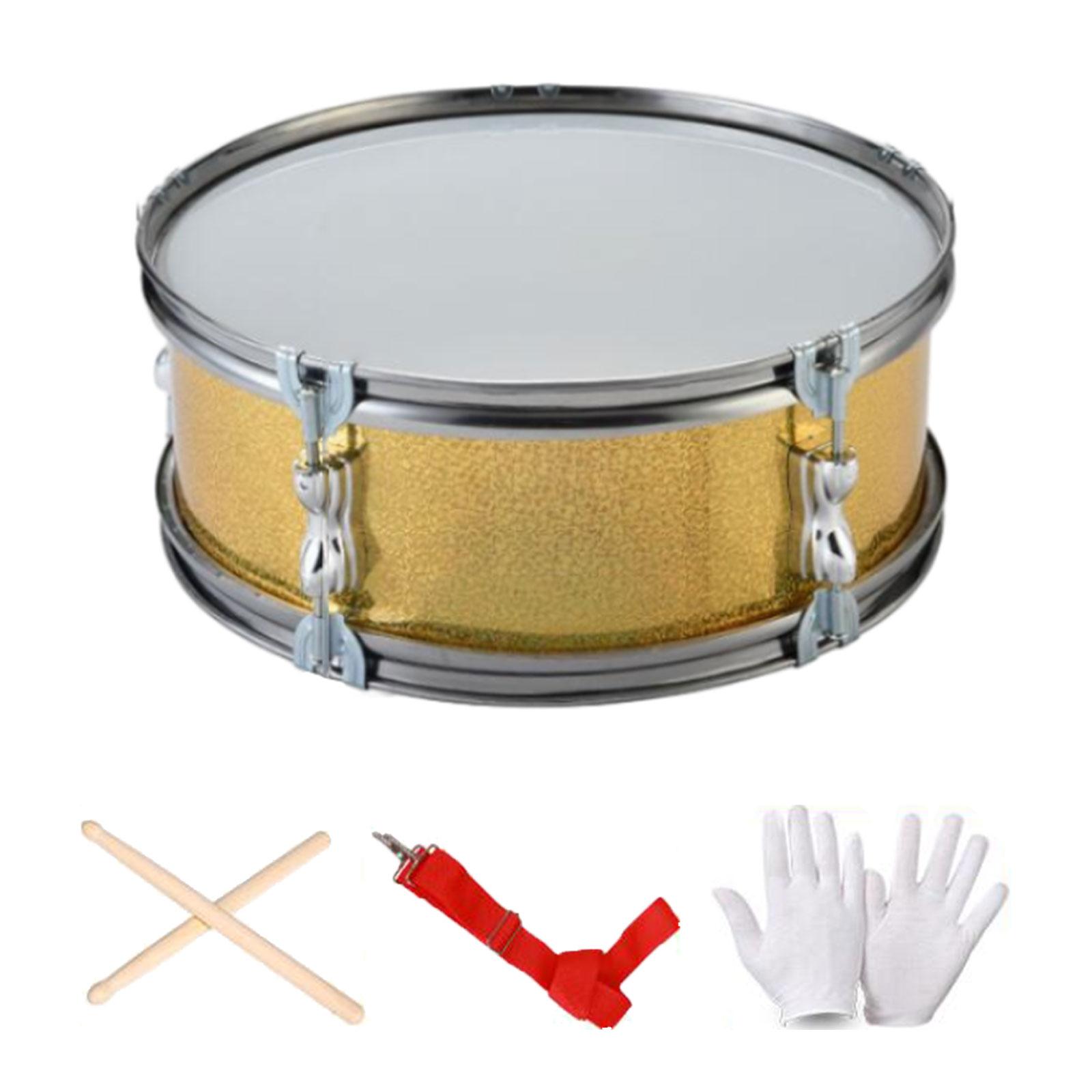 13inch Snare Drum Lightweight with Shoulder Strap Music Drums Percussion Instrument for Children Adults Boys Girls Holiday Gifts