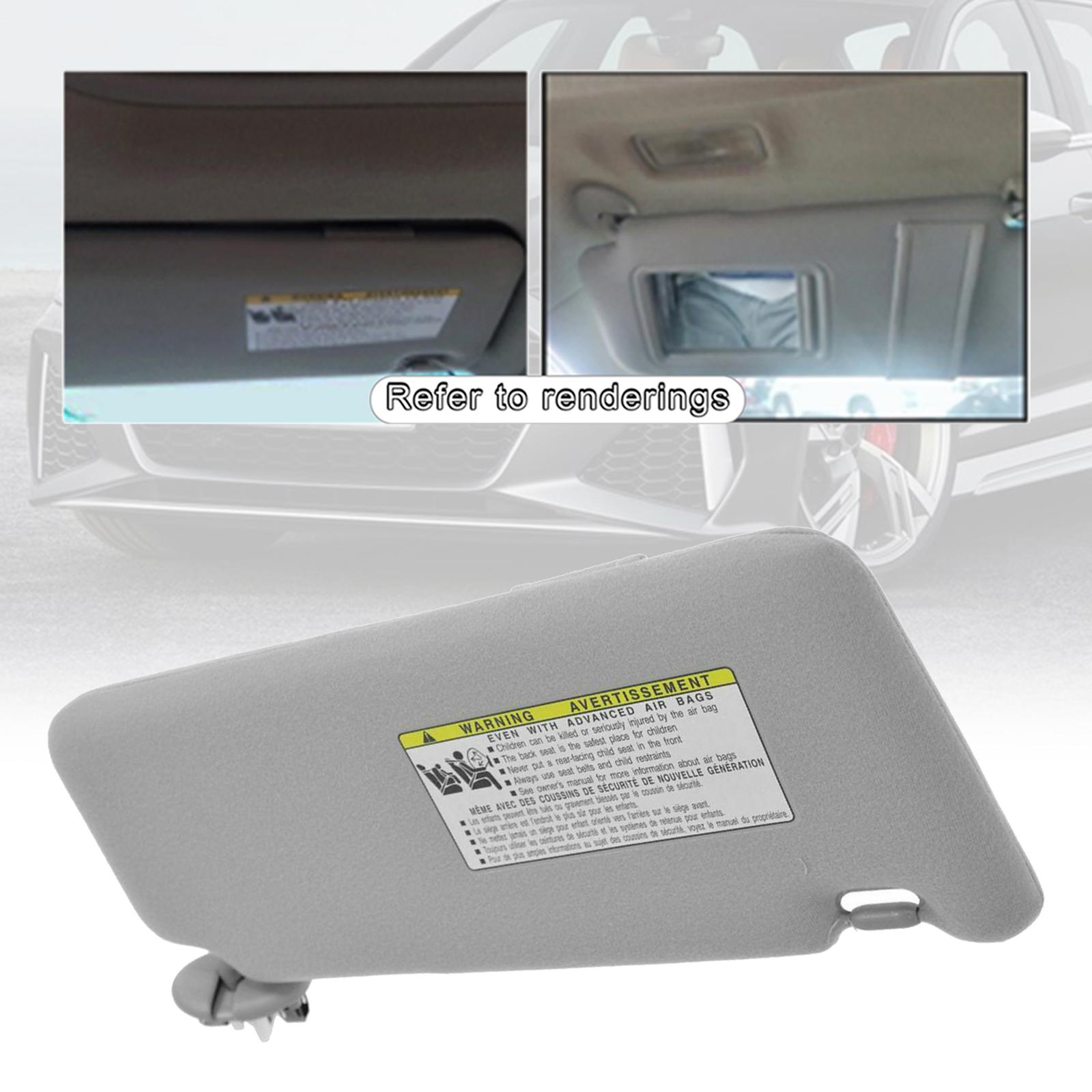 74320-06800-B0  0004002-30706-B0 Passenger Side  Visor for   2007-2011 Auto Accessories Car Parts