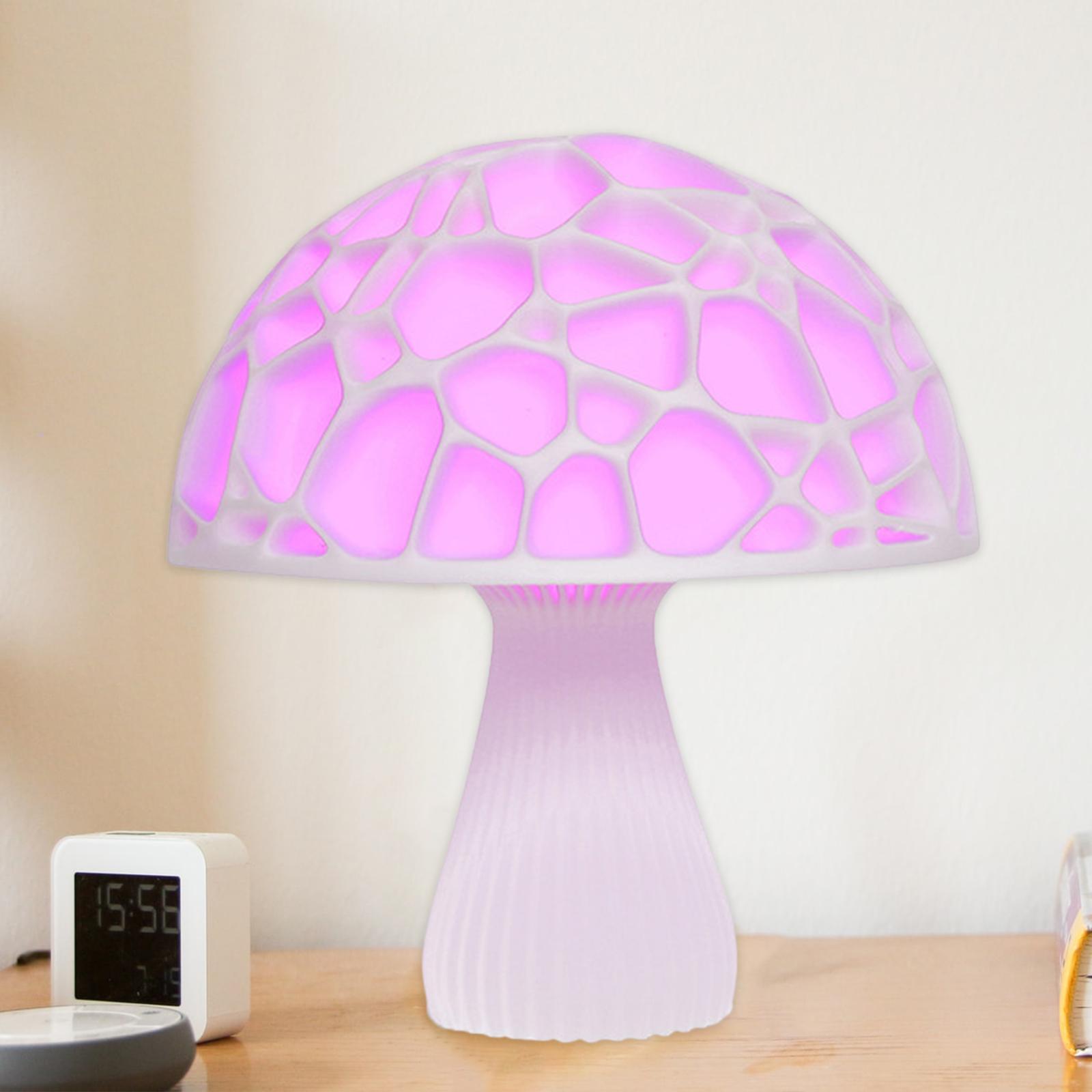 Table Lamp Dimmable Multicolor Mushroom   USB Night Light for