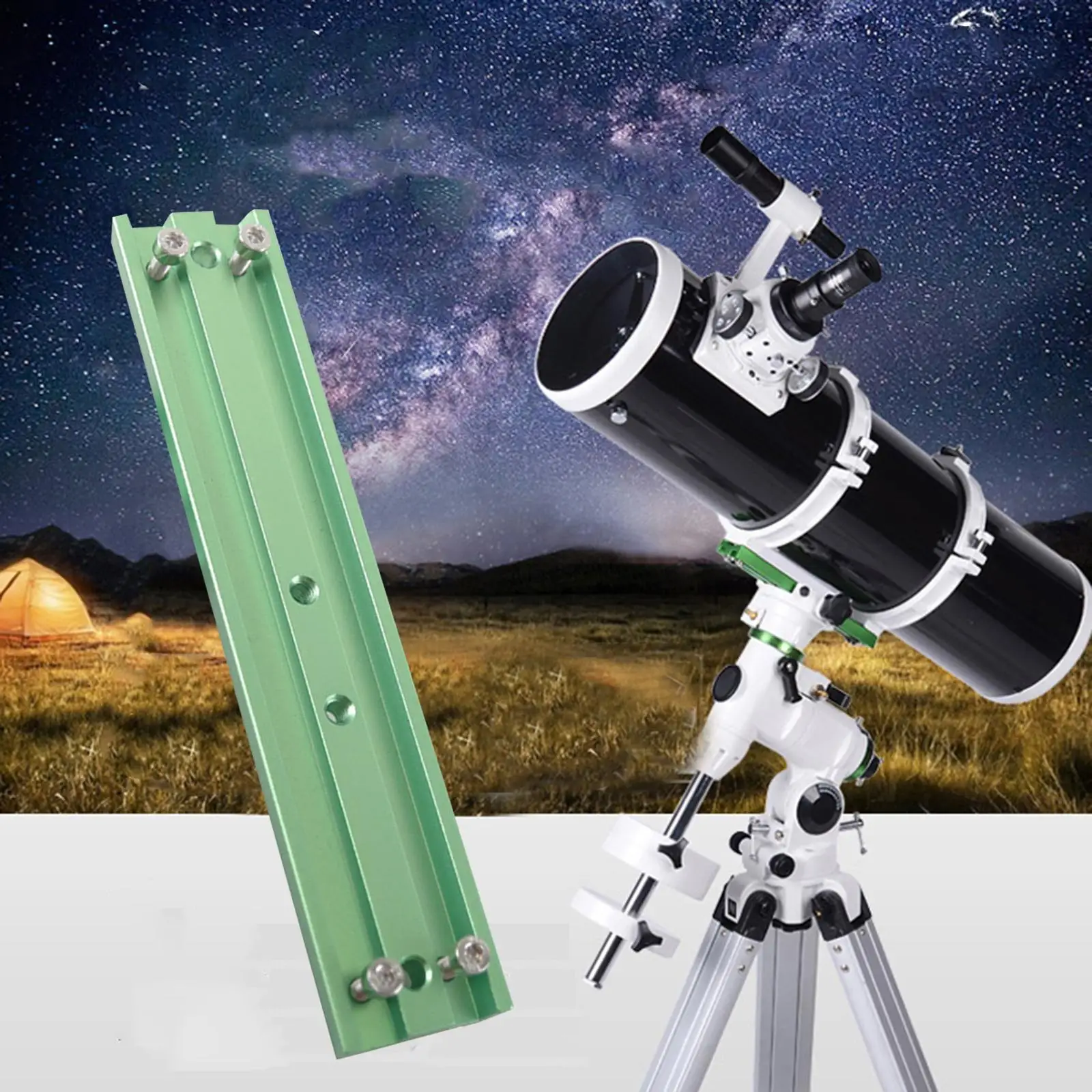 8inch Dovetail Mount Plate Adapter for Astronomical Telescope Threaded Post
