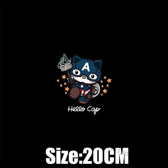 Hello Kitty Fusible Patch For Clothing Kawai Kuromi Iron On Transfers  Patches On Clothes Heat Transfer Ironing Clothes Accessory - Patches -  AliExpress