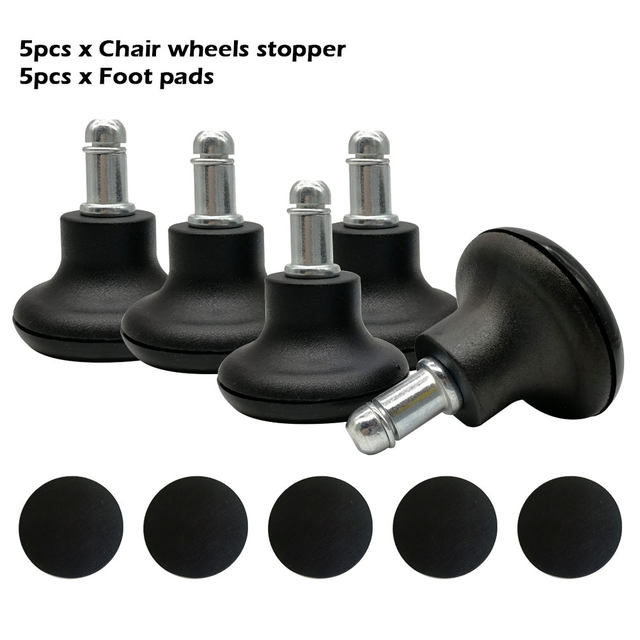 Chair Wheels Casters Office Stopper Caster Glides Fixed - Temu