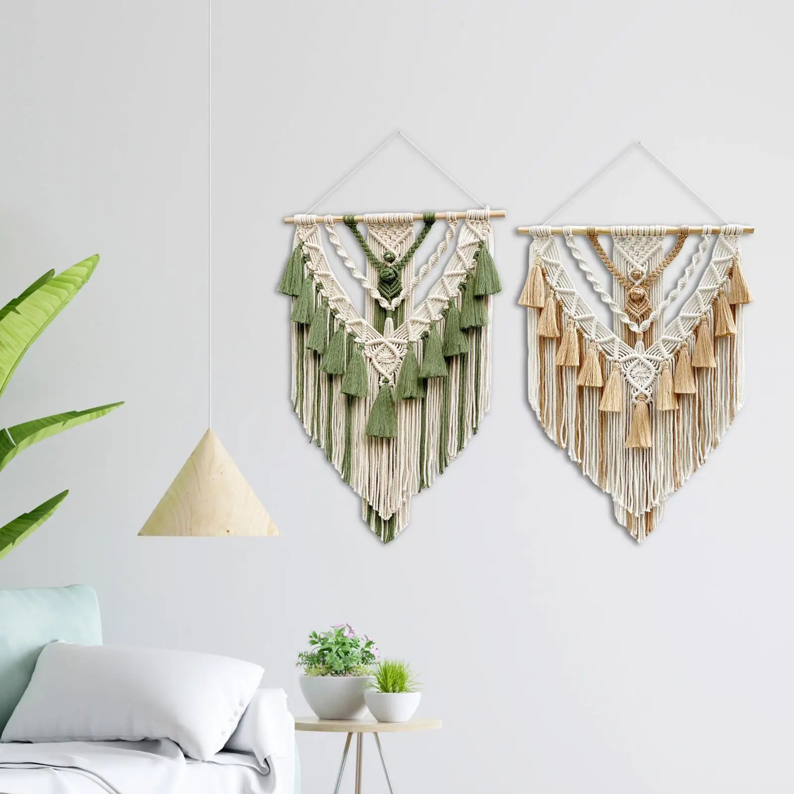Nordic Macrame Tapestry Boho Handcrafted for Bedroom Playroom Decoration
