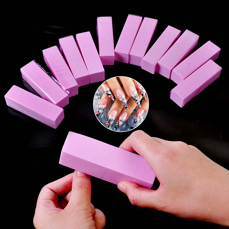 Best of 1pc Pink Form Nail Buffers File Manicure Tool Pedicure Manicure Care Sponge Nail Art Buffer File Polish Sanding Nail Tools New Reviews & Tips