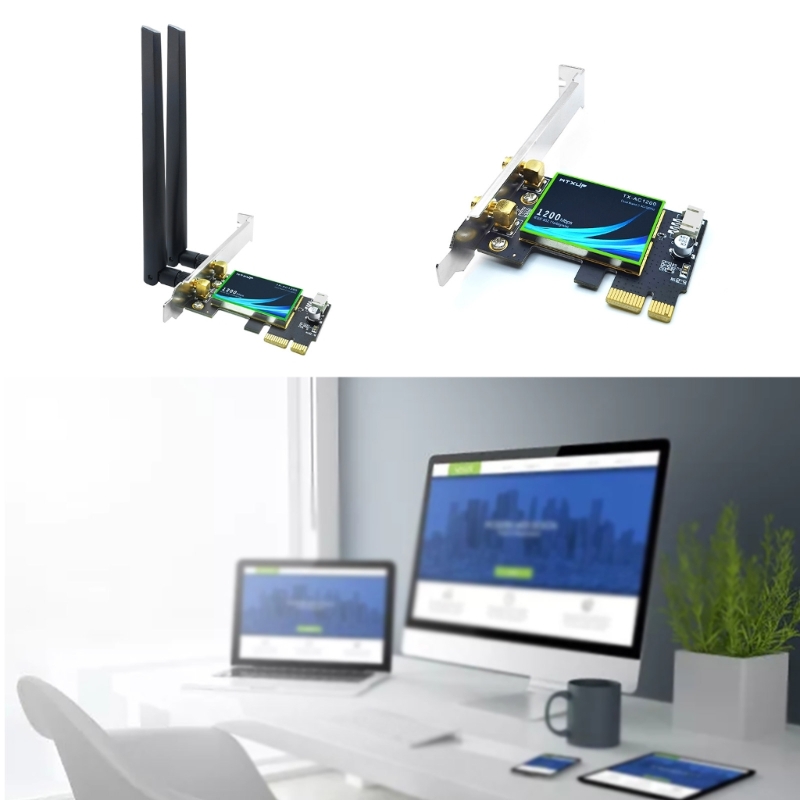 1200Mbps, 802.11AC, Compatível com Bluetooth, 4.0 PCI-E,