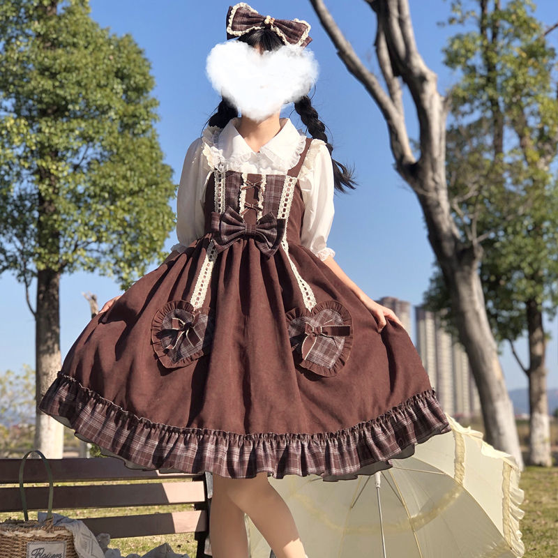 Coalfell Lolita amor bolha vestido, vestido bonito