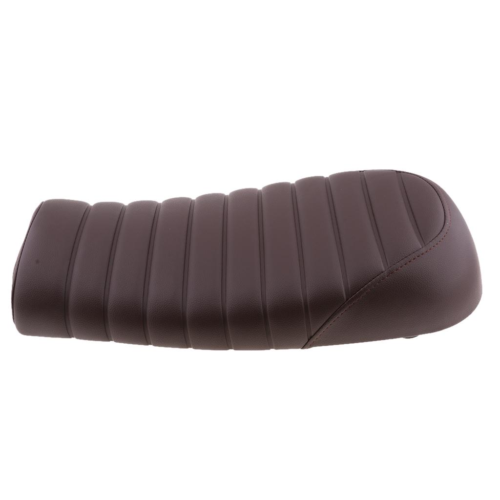 53cm Universal Motorcycle Cafe Racer Vintage Seat Cushion Flat Brat Seat Vintage Cushion Retro Seat Motorcycle Accessories