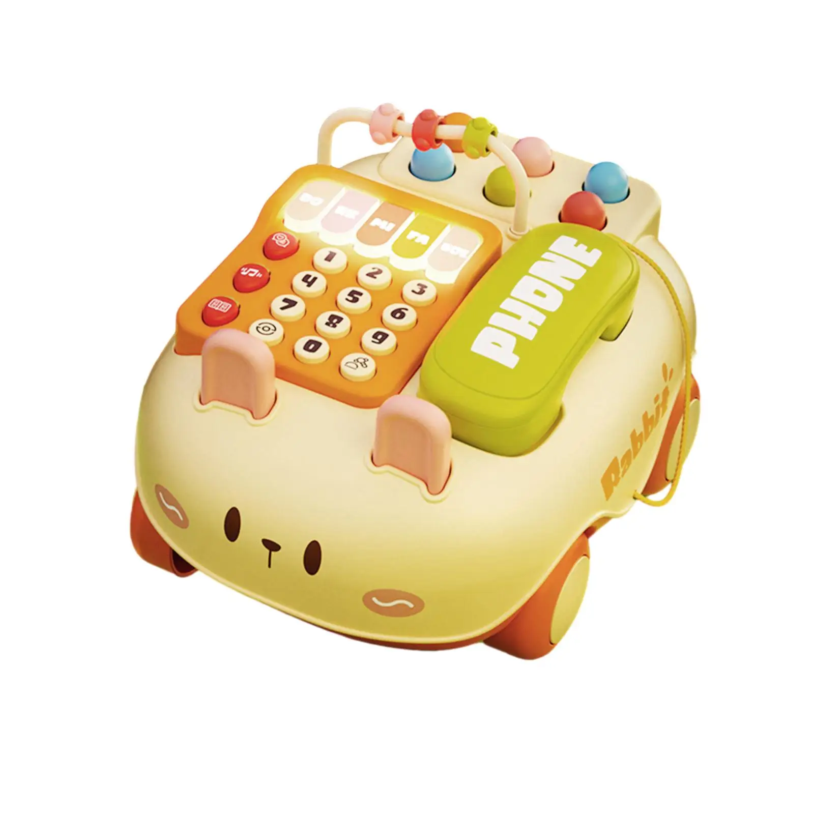 Baby Telephone Toy with Music and Lights Multifunction Baby Piano Parent Child Interactive Toy for Boys Baby Kids Birthday Gift