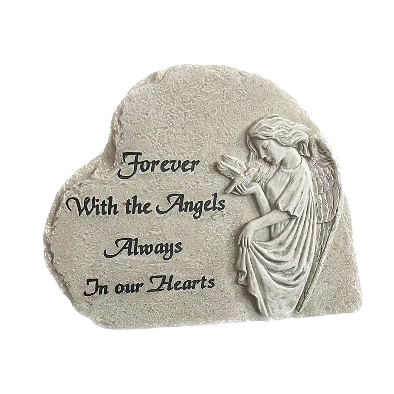 Angel Sculpture Decorations Dog Grave Marker for Outside Outdoors Decor
