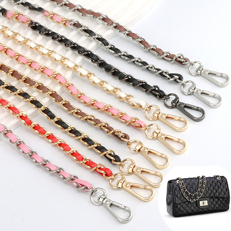 120cm langer PU-Ledertaschen riemen für Umhängetaschen Umhängetaschen riemen Ersatz zubehör 0,8 cm breite Taschen kette – Detail 1