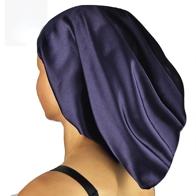 Bonnet de couchage en soie - Bonnet 100% soie / Silk - Bonnet en