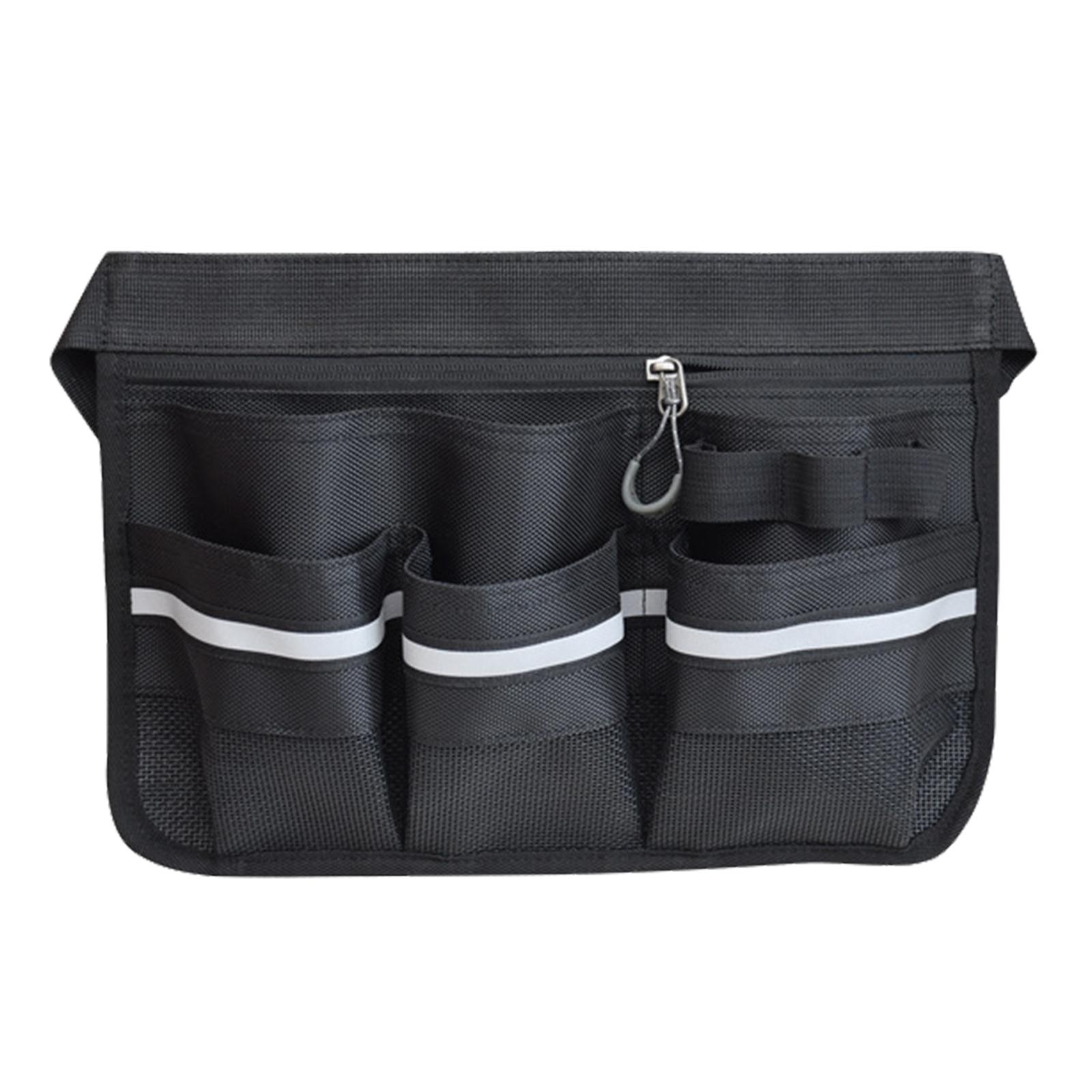 Tool Bag with Pockets Waterproof Oxford Cloth Sturdy Gardener Pouch Waist Belt for Cleaning Gardening KTV Hotel Restaurant