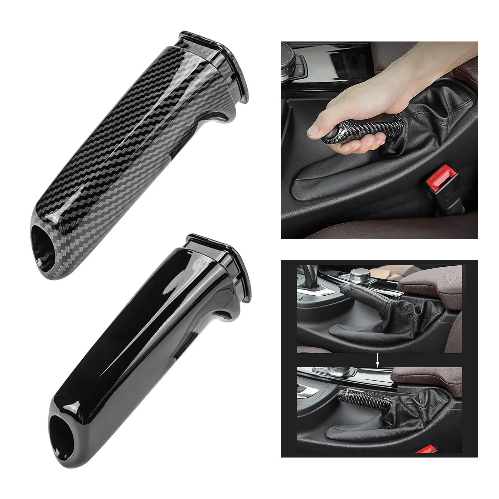 Replacement Handbrake Cover Interior Accessories Handle Protector Cover Handbrake Sleeves Handle Sticker for bmw F30 F34