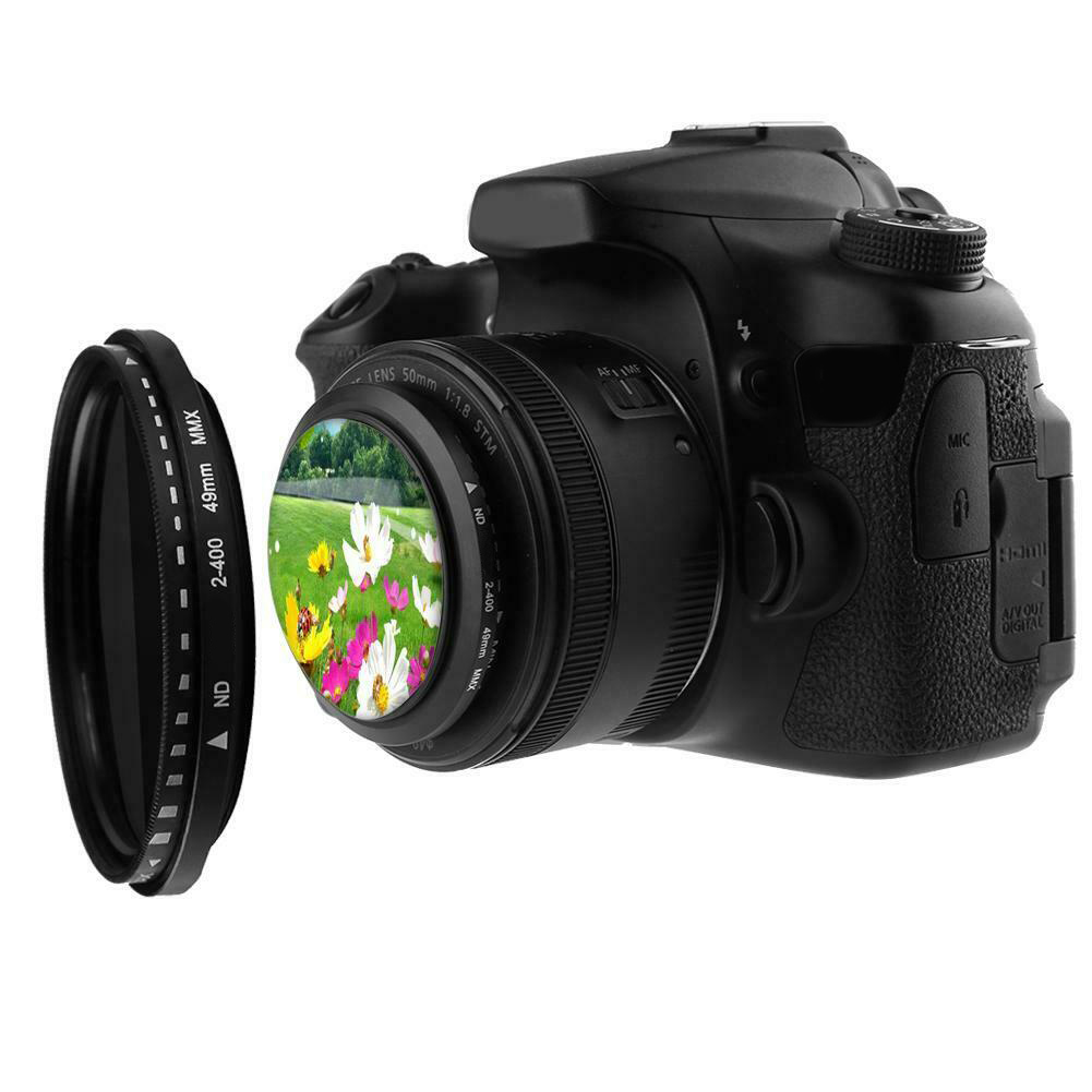 Einstellbarer Fader Variabler ND-Filter ND2 bis ND400 Neutraldichte für Kameraobjektivfilter ND 37/43/46/49/52/55/58/62/67/72/77/82 mm – Detail 3