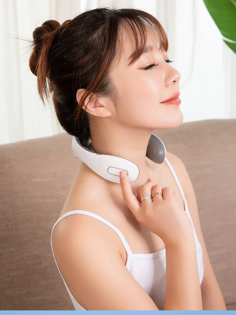 Portable Skin-Friendly Wireless Smart ODM/OEM Private Logo Neck Massager  for Spine Shoulder - China Skin-Friendly Wireless Smart Neck Massager,  Private Logo Neck Massager for Spine Shoulder